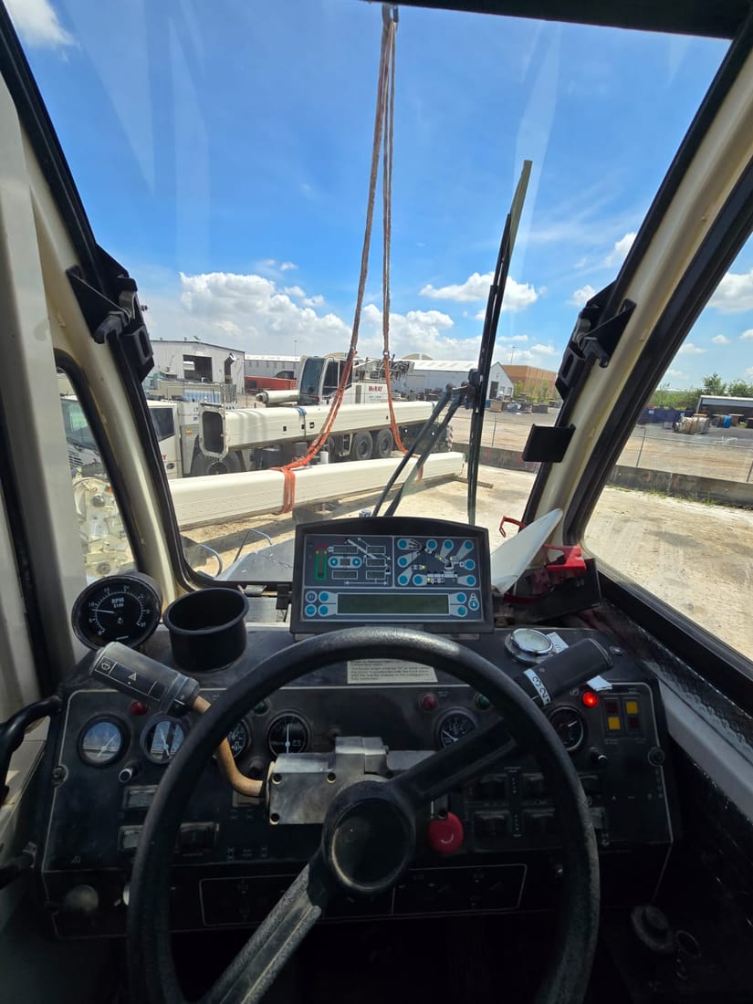 Crane cab controls and load-moment indicator systems